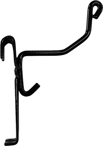 Gun Storage Solutions Firearm Hangers, Gridwall Gun Cradles, Vinyl Coated, Black GRIDGCRDL10