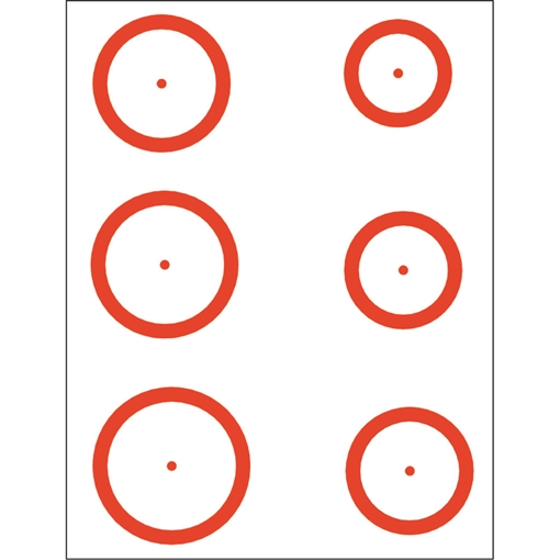 Gunstar Magnum Target Reticle Set Orange UPN1402704