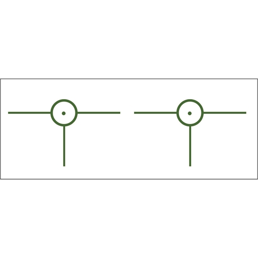 Gunstar Tactical 3D 2 Reticle Green UPN1402717