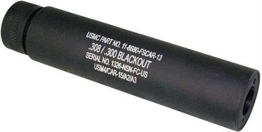 GUNTEC USA AR10 SLIP OVER FAKE SUPPRESSOR BLACK 1326-308