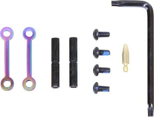 GUNTEC AR15 ANTI-ROTATION TRIGGER/HAMMER PIN SET RAINBOW GTARPMRPVD