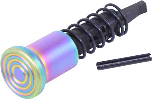 GUNTEC AR15 FORWARD ASSIST ASSEMBLY RAINBOW PVD COATED GTFAMRPVD