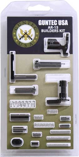 GUNTEC USA AR15 LOWER PARTS KIT W/O GRIP & TRIGGER GROUP BUILD-KIT