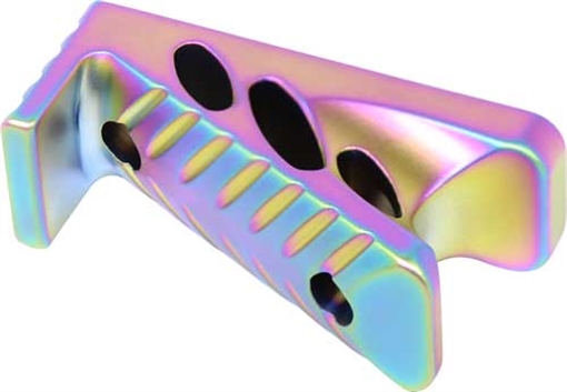 GUNTEC AR15 MICRO ANGLE GRIP RAINBOW PVD COATED ANGLEMICROMRPVD