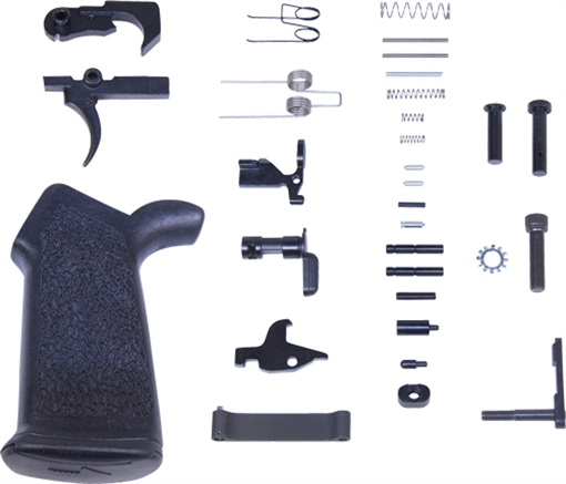 GUNTEC COMPLETE LOWER PARTS KIT AR10 W/ ERGONOMIC GRIP LPK-GRIP-308