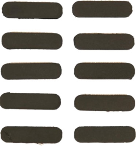 GUNTEC USA RUBBER INSERT COVERS 10PK M-LOK BLACK GT-MLKC