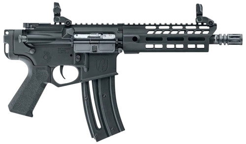 Hammerli Arms Tac R1 C 22 LR, 9" Threaded Barrel, Black, A2 Flash Hider, 20rd