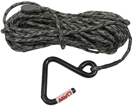 Hawk Jaw Hook Hoist Rope Black 35' Long HWK-HA3032