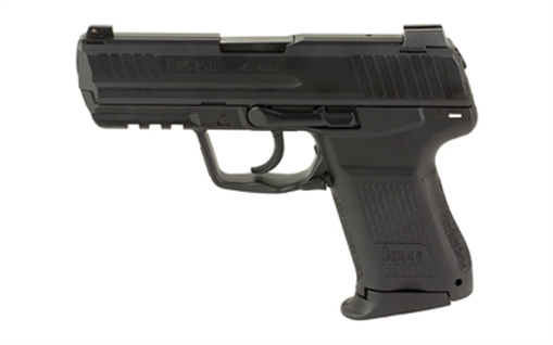 Heckler & Koch HK45C, Semi-automatic, V7 LEM-DAO, Compact, 45 ACP, 3.94" Barrel, Matte Finish, Black, Manual Safety, Front Night Sight, 8 Rounds, 2 Magazines 81001112