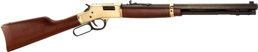 Henry Big Boy Classic Full Size 327 Federal Mag 10+1 20" Blued Octagon Barrel, Polished Brass Receiver, American Walnut Stock Right Hand H006M327
