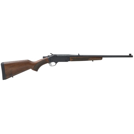 Henry Single Shot 243 Win Caliber with 1rd Capacity, 22" Barrel, Overall Blued Metal Finish & American Walnut Stock, Right Hand (Full Size) H015243