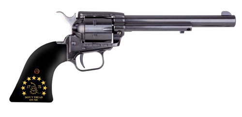 Heritage Rough Rider Lipsey's Exclusive 22 LR, 6.5" Barrel, Blued Frame, Gold Lettered 'Dont Tread On Me' Grip, 6rd