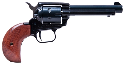 Heritage Mfg Rough Rider 22 LR/22 WMR 6 Shot, 4.75" Steel Black Barrel, Cylinder & Black Zinc Alloy Frame, Cocobolo Bird Head Grip, Hammer/Thumb Safety, Exposed Hammer RR22MB4BH
