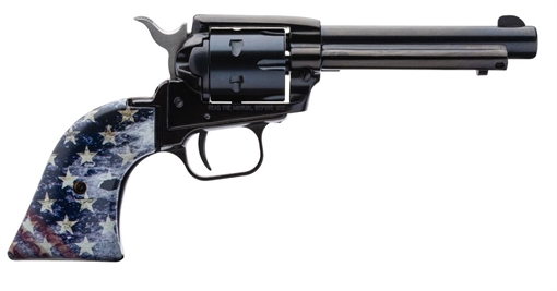 HERITAGE MANUFACTURING 22LR BL/AMER FLAG GRIP 4.75" RR22B4-US01