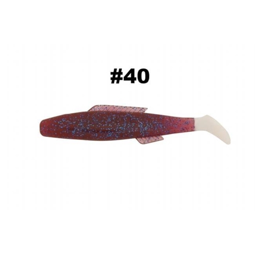 H & H LURE 3" COCAHOE MINNOW PURP/BLU/WHT CMR10-40