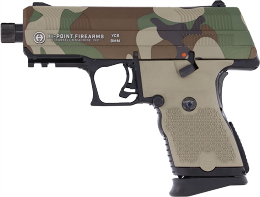 Hi-Point Firearms Yeet Cannon M81 Slide Handgun 9mm Luger 8rd Magazine 3.5" Threaded Barrel Black YC9 M81 YC9M81