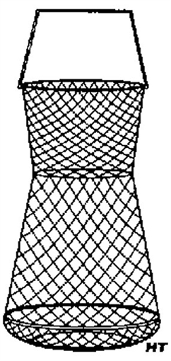 HICKS WIRE FISH BASKET 14x24" 029333026006