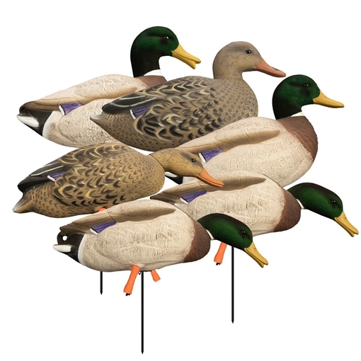 Higdon Outdoors Magnum Full Body Mallard Variety Pack Flocked Heads 6pk 12006