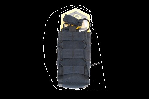 HIGH SPEED GEAR RADIO TACO MOLLE LE BLUE HOLDS 1 XTS TYPE RADIO OR SIMILAR SIZED ITEMS 11RD00LE