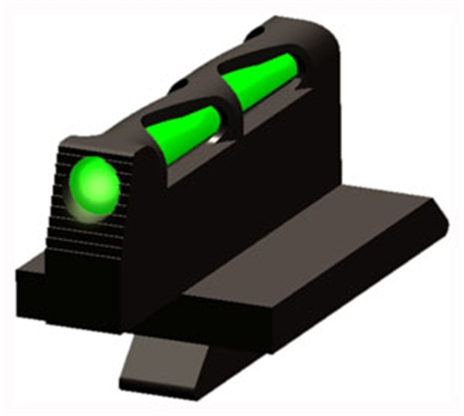 Hi-Viz Litewave Sight, Fits Ruger GP100, 3 Color Red, White, Green, Front GPLW01