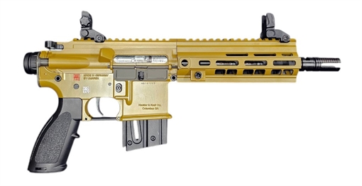 HECKLER AND KOCH HK416 PISTOL 22LR HK BROWN 8.5IN BARREL 10RD 81000976