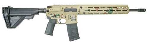 HK MR762A1 75th Anniversary 7.62x51mm, 16.5" Barrel, Tropentarn Camo, CA Compliant, 10rd