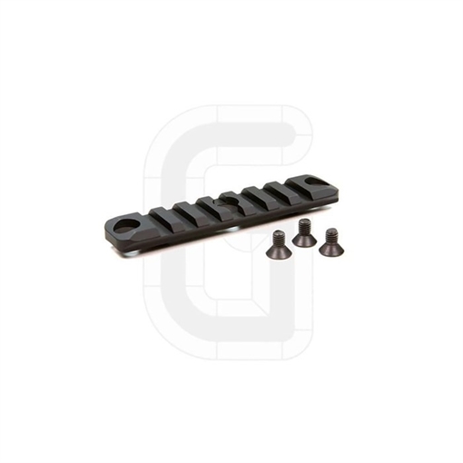 Geissele Automatics HK SMR 3-HOLE 7-SLOT ACCESSORY RAIL BLACK 02-212HKB