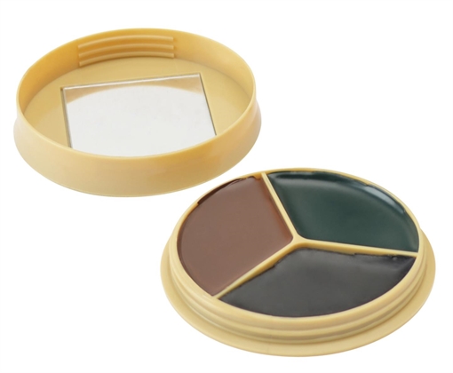 HME CMOFP3 Camo Face Paint Kit Black/Brown/Dark Green HMECMOFP3