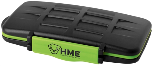 HME MEMORY CARD STORAGE CASE HOLDS 12 SD CARDS HMESDCH