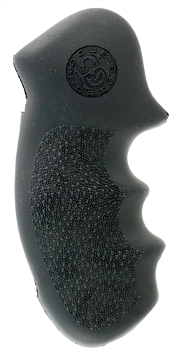 Hogue Monogrip Black Rubber with Finger Grooves for S&W K, L Frame with Round Butt 19000