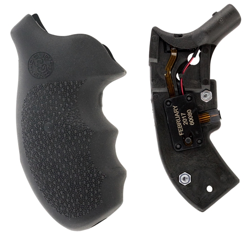 HOGUE RUBBER GRIP S&W J-FRAME ROUND BUTT - LE VERSION 60080