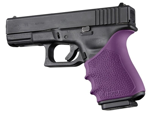 Hogue HandAll Beavertail Grip Sleeve Glock 19 23 32 38 Gen 3-4 Purple 17046