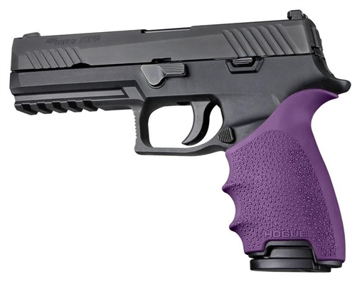 Hogue HandAll Beavertail Grip Sleeve Sig Sauer P320 Purple 17606