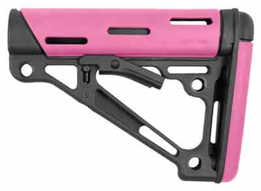 HOGUE INC. AR-15 COLLAPSIBLE STOCK PINK RUBBER MIL-SPEC 15740