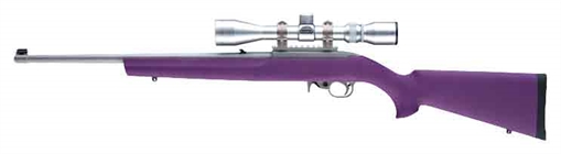 HOGUE INC. STOCK RUGER 10/22 HEAVY BARREL PURPLE 22016