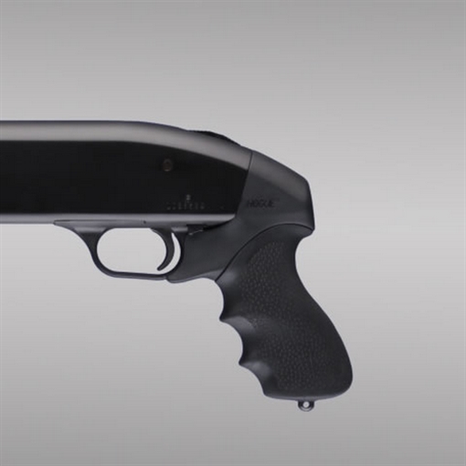 Hogue OverMolded Tamer Black Rubber Pistol Grip with Finger Grooves for Mossberg 500 12 & 20 Gauge 05014