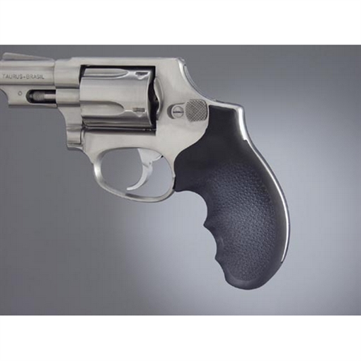 Hogue OverMolded Monogrip Black Rubber with Finger Grooves for Taurus 85 67000