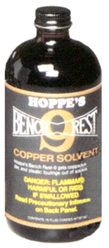 HOPPES COPPER SOLVENT SOLVENT #9 BENCHREST 16OZ ( 10 PER CASE ) BR916