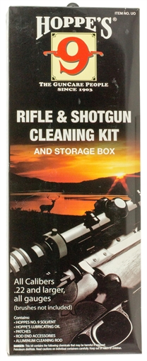 Hoppe's Rifle & Shotgun Cleaning Kit All-Calibers Includes Storage Box UO
