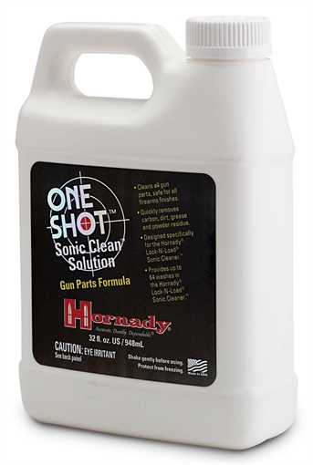 Hornady One Shot Sonic Clean Against Grease Dust Oil 32 oz Bottle 043360