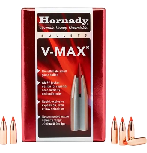 Hornady V-Max 20 Cal .204 40 gr V Max 100 Per Box/ 40 Case 22006