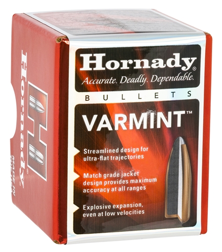 Hornady Traditional Varmint 22 Cal .224 55 gr Spire Point 100 Per Box/ 40 Case 2265