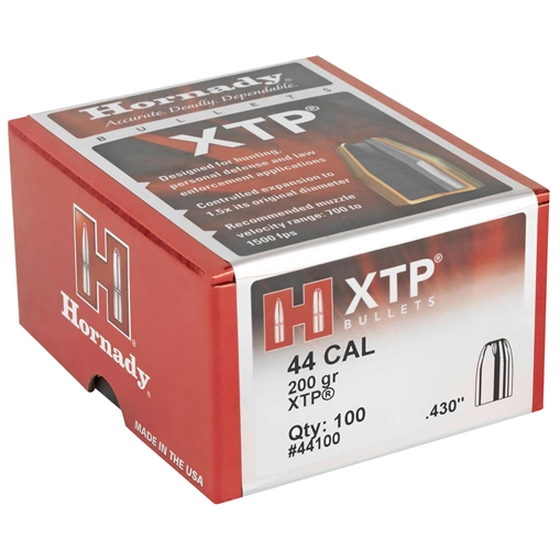 Hornady Hornady Traditional Pistol Bullets 44 Cal. .430 200 gr. XTP 100 box 44100