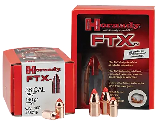 Hornady FTX 45 Cal .452 225 gr Flex Tip eXpanding 100 Per Box/ 15 Case 45218