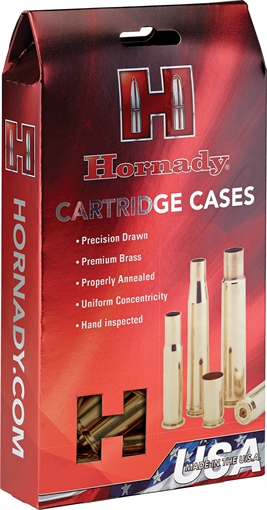 Hornady Unprimed Cases Cartridge 25 Creedmoor Rifle Brass 86255