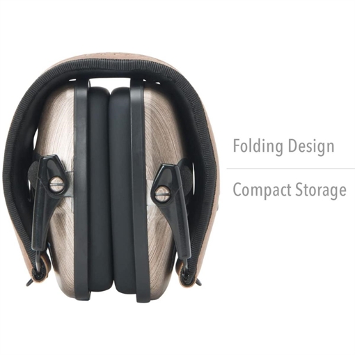 Howard Leight Impact Sport Bluetooth Earmuff Brushed Bronze Brown Band 21dB R-02543