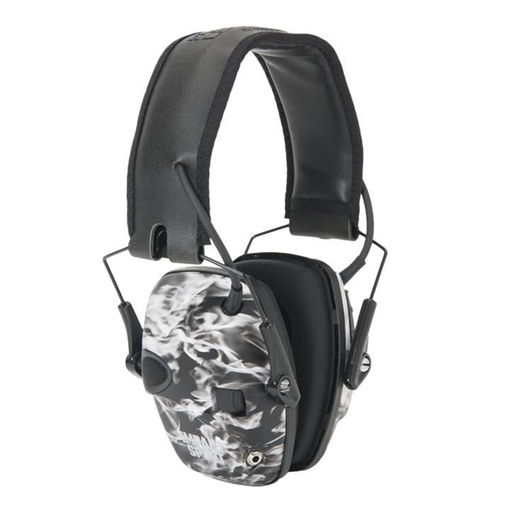 Howard Leight Impact Sport, Electronic Earmuff, Folding, Smoke Finish R-02531