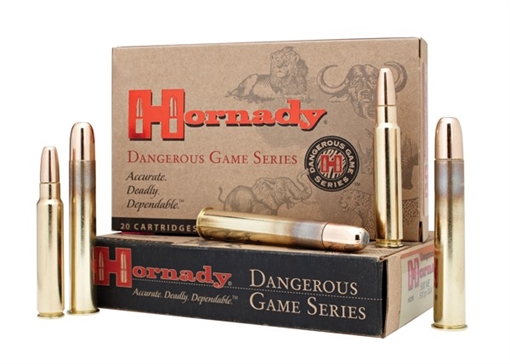 Hornady Dangerous Game 470NitroExpress 500gr Dangerous Game Solid 20 Per Box/6 Case 8264