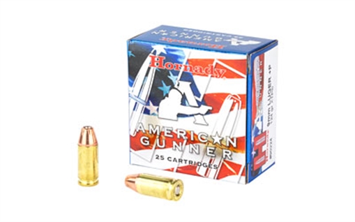 Hornady American Gunner 9mmLuger+P 124gr Hornady XTP Hollow Point 25 Per Box/10 Case 90224