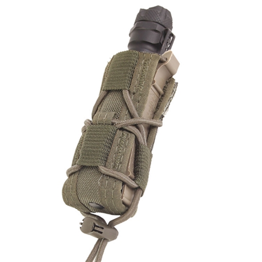 High Speed Gear TACO Mag Pouch Single, OD Green Nylon, Mounts to MOLLE & 2" Wide Belts 11PT00OD